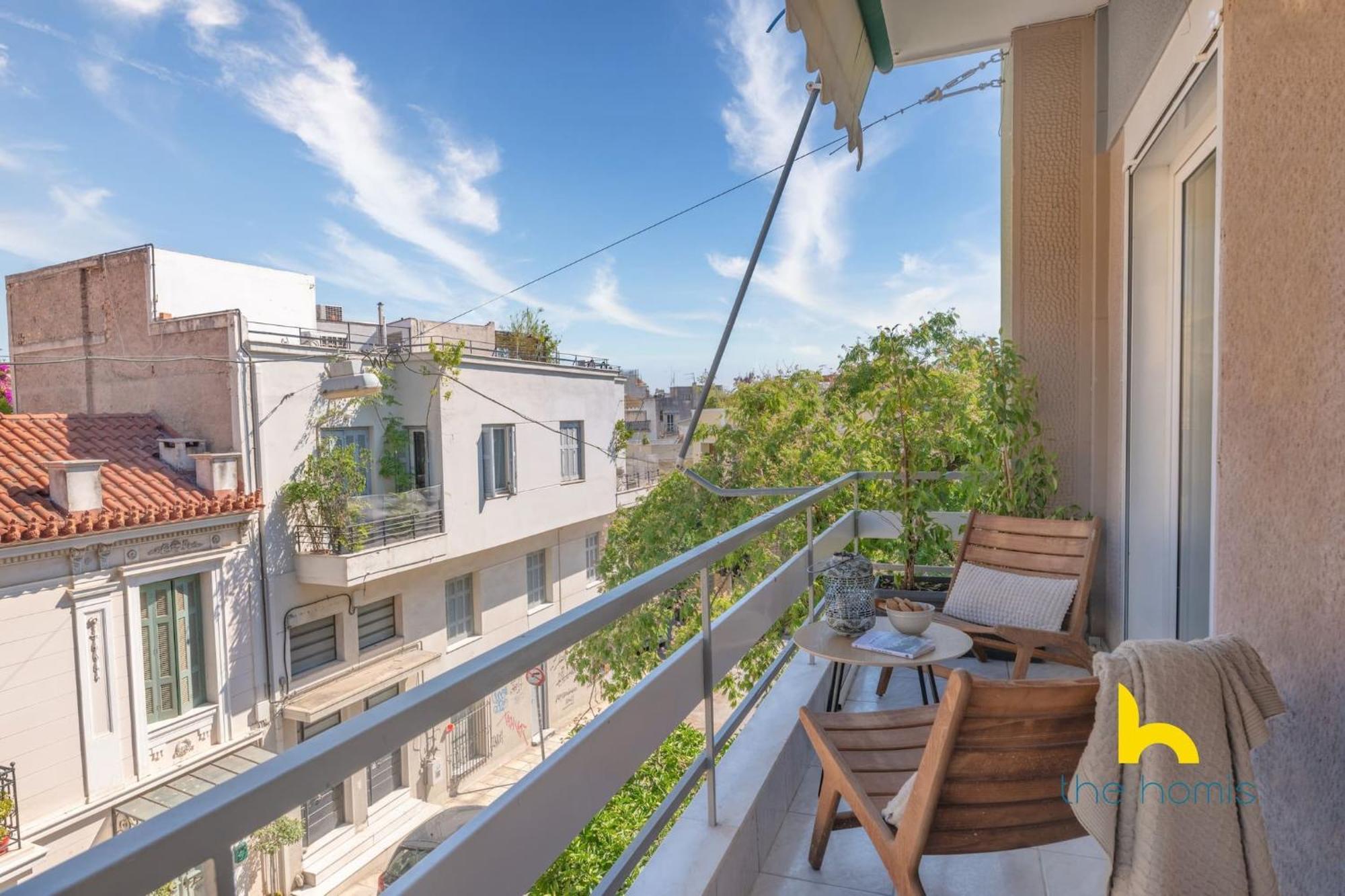 Sun-Splashed Sanctum With Big Balconies, Acropolis Αθήνα Εξωτερικό φωτογραφία